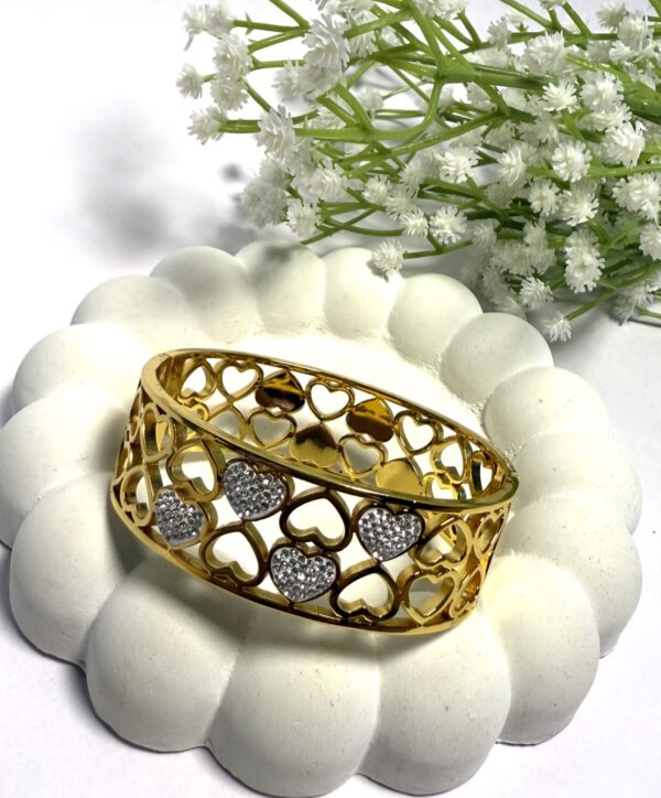 Stylish hand cuff Sparkle Openable Kada Bracelet Anti-tarnish & Premium Quality