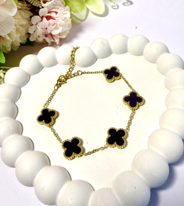 Black clover Bracelet Anti-tarnish & Premium Quality