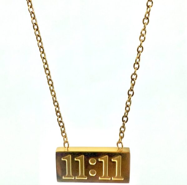 11:11 Angle Rectangular Necklace Anti-tarnish & Premium Quality