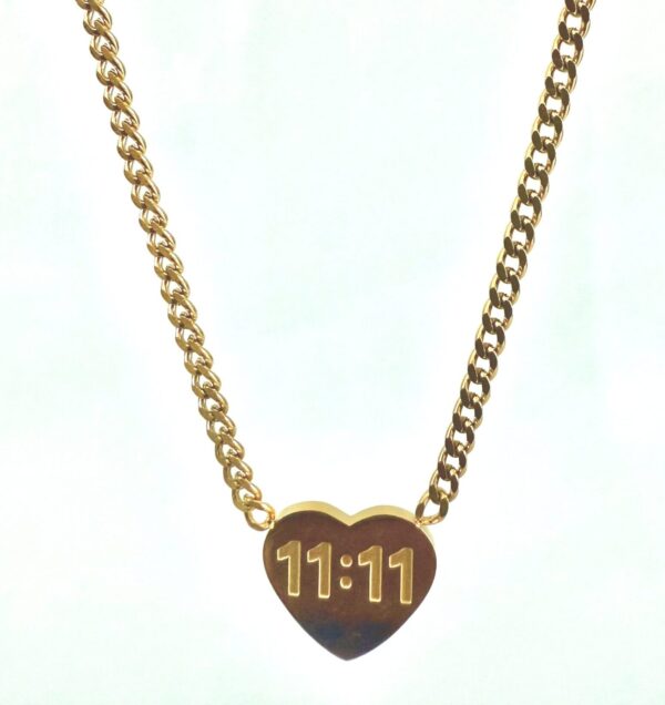 11:11 Heart Necklace Anti-tarnish & Premium Quality