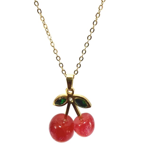 Trendy Cherry  Necklace Anti-tarnish & Premium Quality